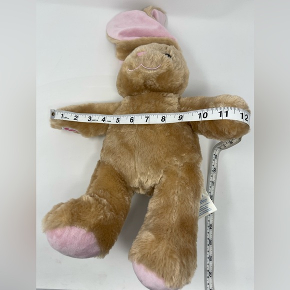 BUILD-A-BEAR: ‘Pawlette’ Bunny Rabbit Plush Stuffed Animal, Brown/Pink - Picture 10 of 11